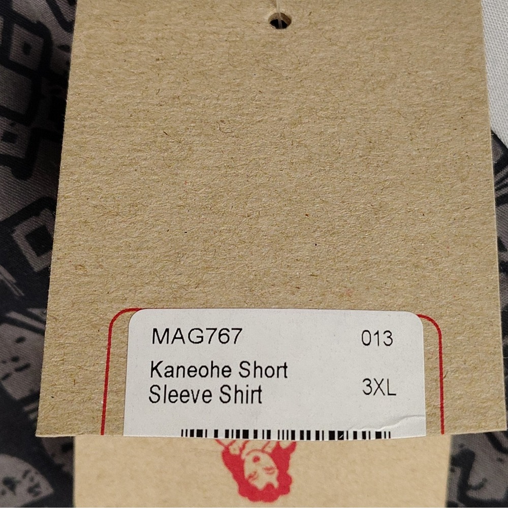 Magpul Kaneohe Short Sleeve Shirt 3XL Grey Black Tribal Hula Girl Aloha MAG767 - Picture 16 of 16